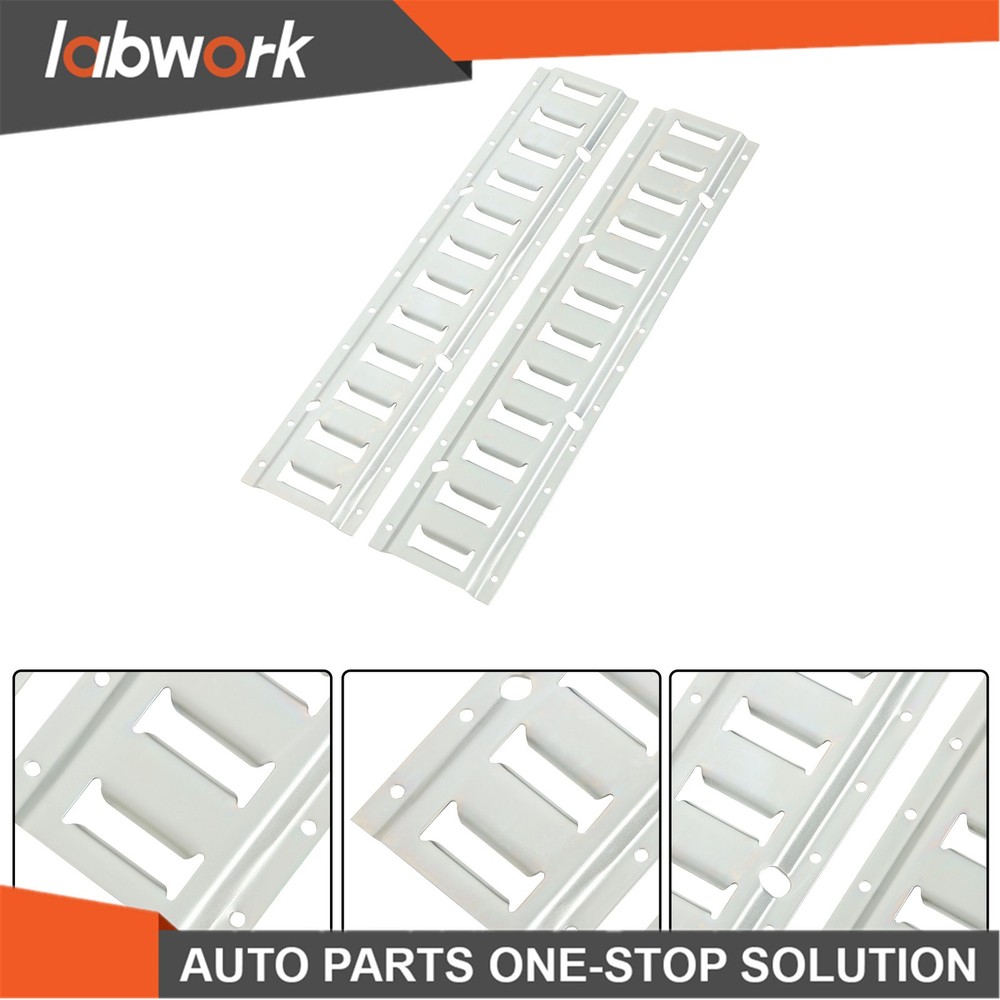 Labwork E Track Tie Down Rail Kit 8× 2' E-Track Bar Rails For Garages Trailers