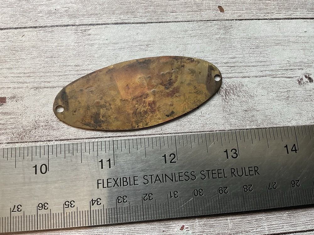 ORIGINAL PRE WWII FLEET MODEL 2 KINNER ENGINE AIRCRAFT DATA SPEC NAME PLATE