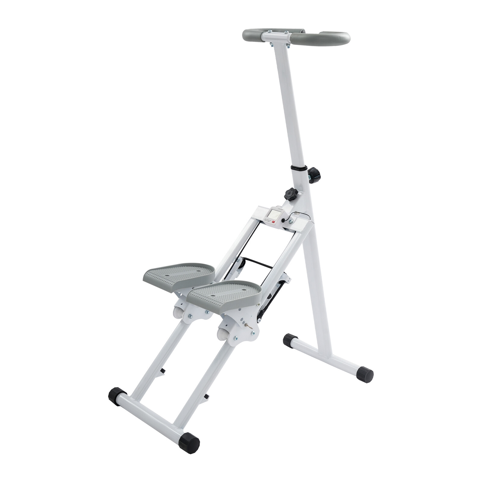 Foldable Stair Stepper Machine-Adjustable Vertical Climber For Full Body Workout