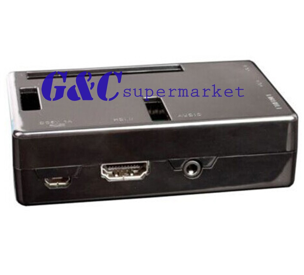 Premium ABS V2 Black Case Boxes Raspberry Pi 2 B Case Cover Enclosure Box ABS V2