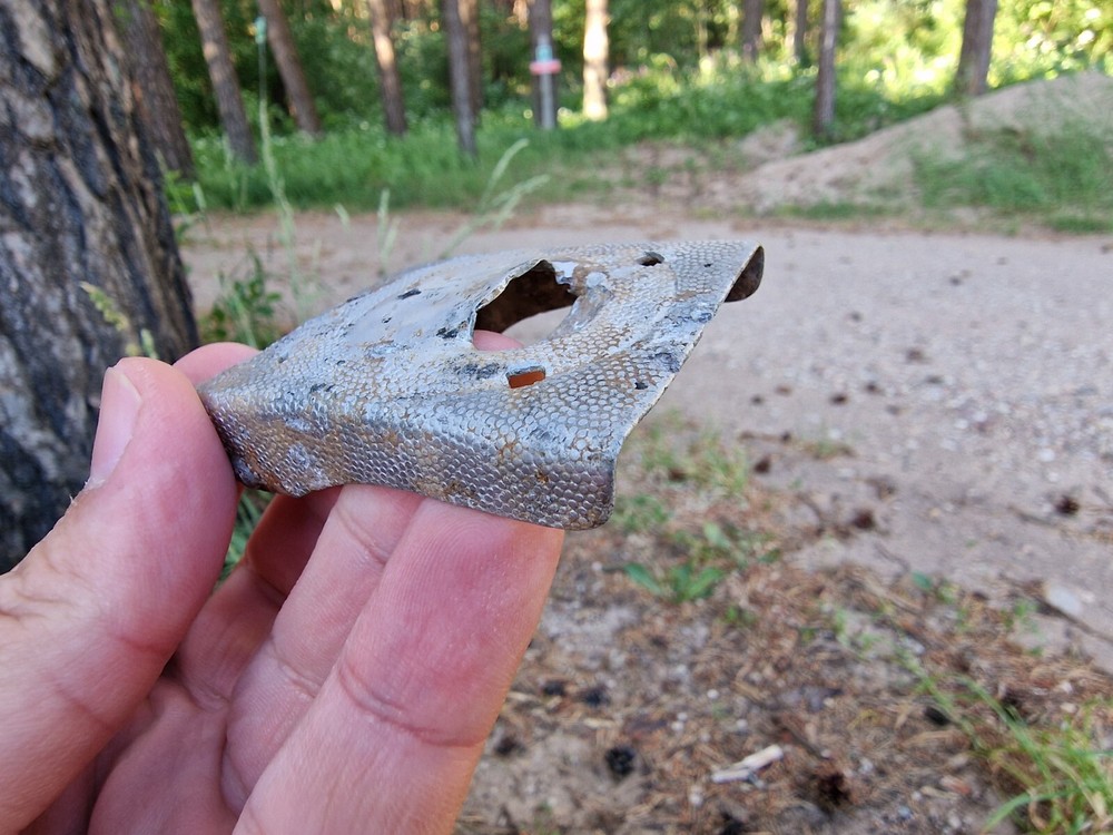 WW2 Original German Buckle Front Item Relic.