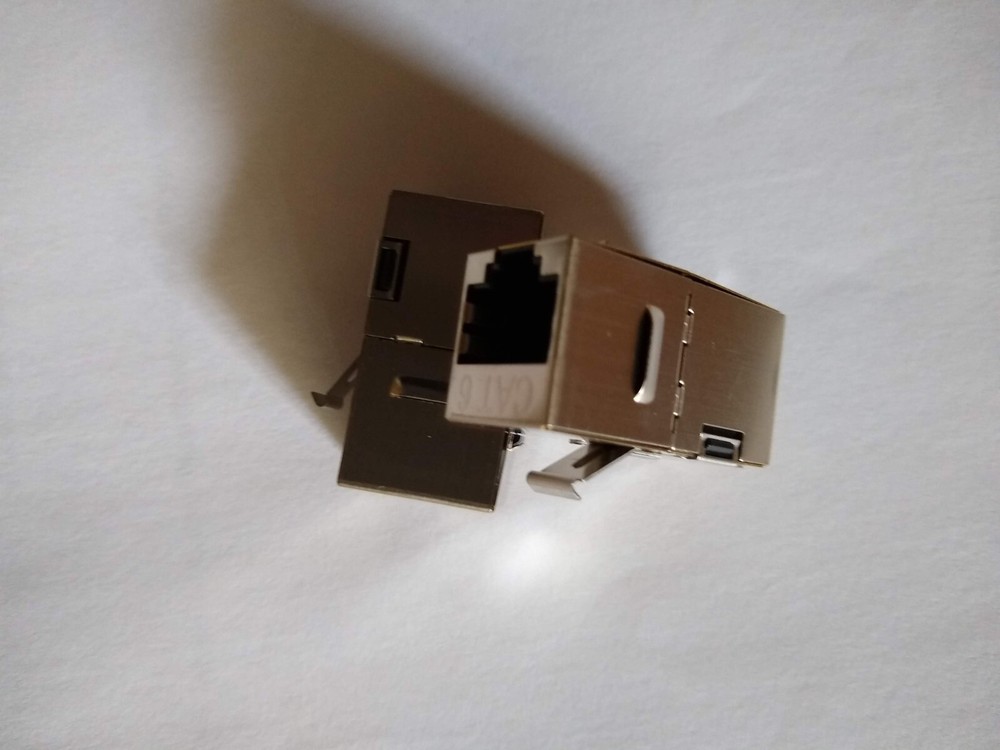 Cat 6, 12 Port with RJ45 In Line Coupler Shielded Patch Panel