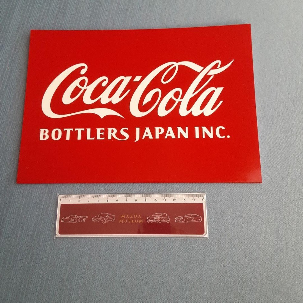 Mazda Museum Ruler Coca Cola Notebook
