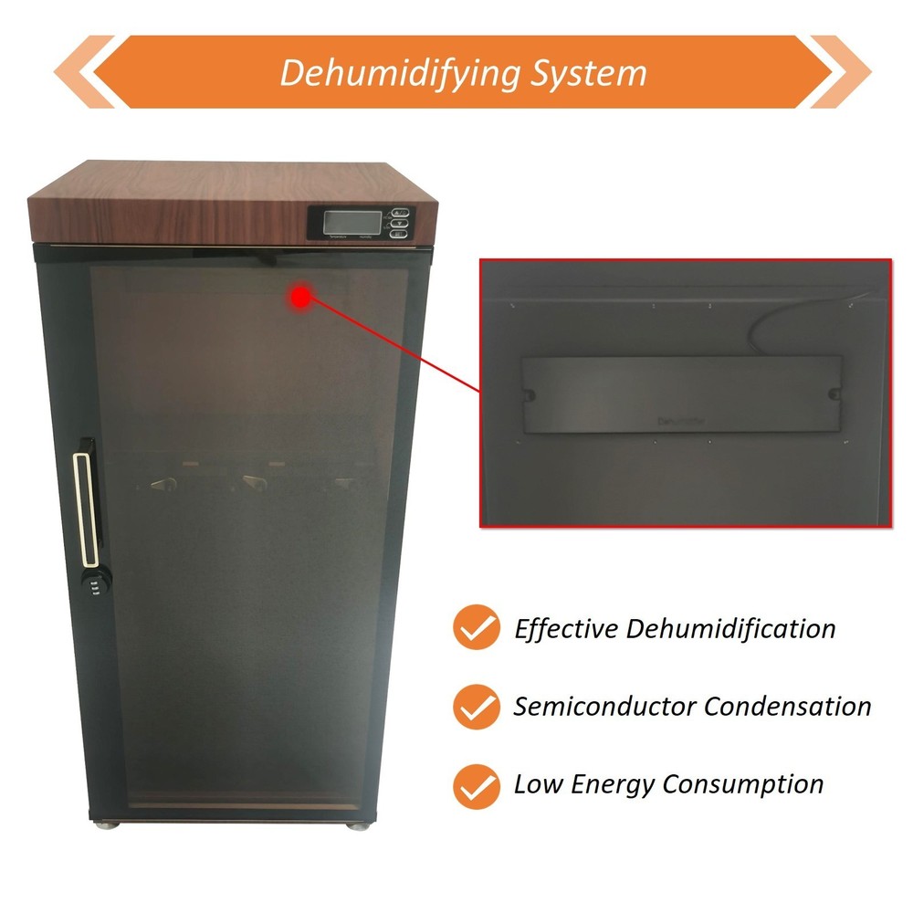 Professional Musical Instruments Camera Adjustable Dehumidifier Cabinet 34.8" H