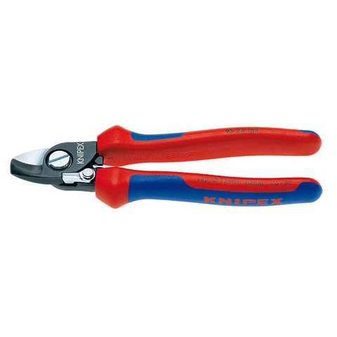 Knipex 6 1/4" Cable Shears with Opening Spring (9522165)