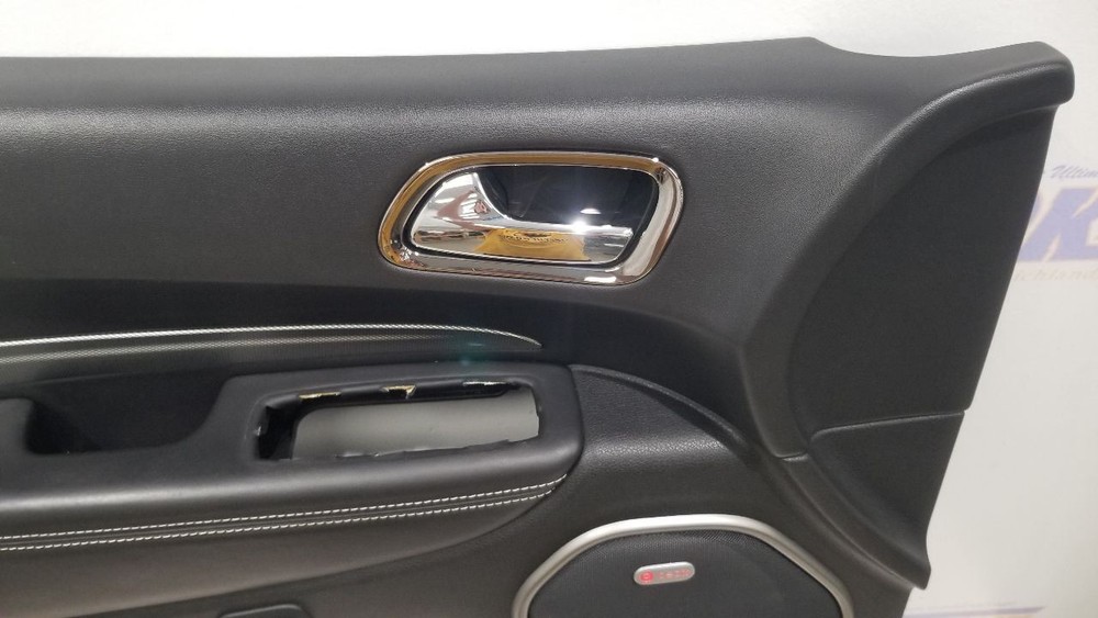 18 DODGE DURANGO SRT 392 INTERIOR DOOR TRIM PANEL FRONT LEFT DRIVER BLACK