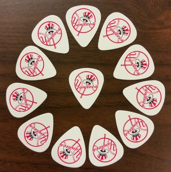 New York Yankees Guitar Picks (12 picks) - (Buy 2, save 50% on 2nd)