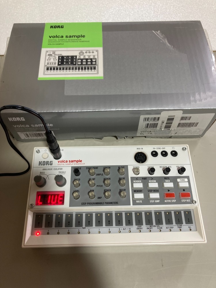 Korg Volca Sample Digital Sample Sequencer Tested Working