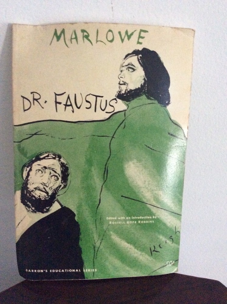 1948 Vintage Dr Faustus Christopher Marlowe 1948, Play Script Book Theater Stage