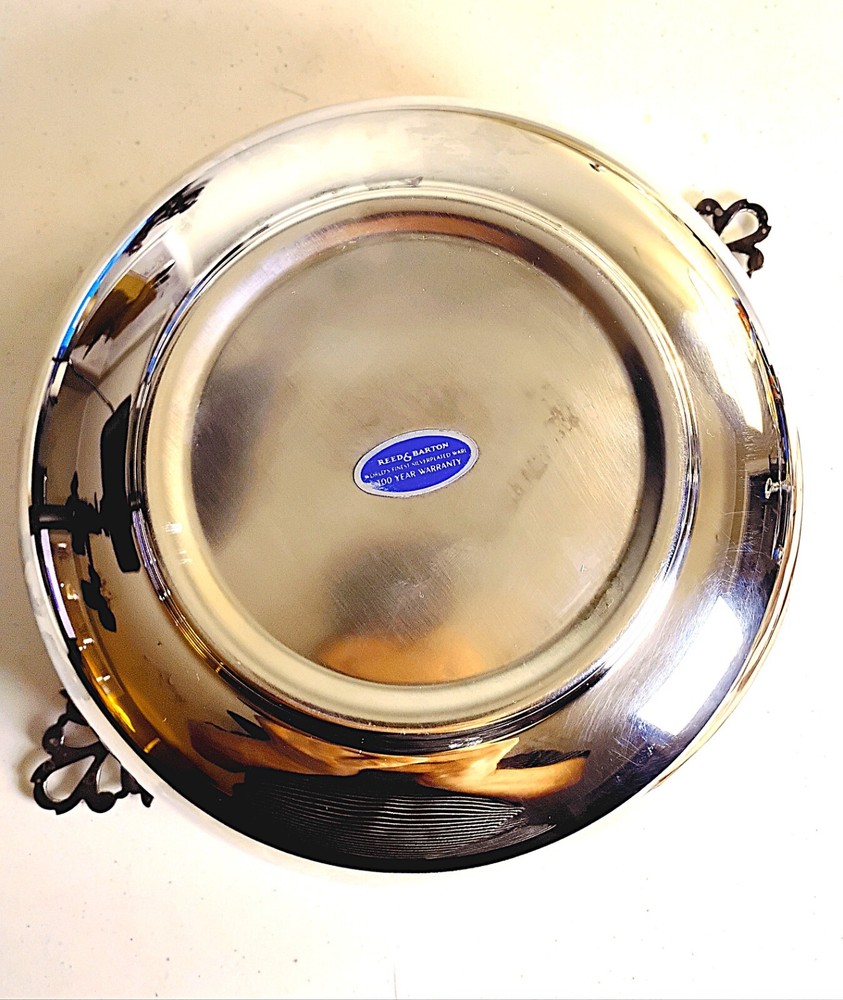 Vintage Reed & Barton Silver-Plated Covered Casserole with Pyrex Insert