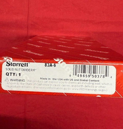 Starrett 83A-6 Yankee Spring-Type Dividers Solid Nut 6" IN STOCK