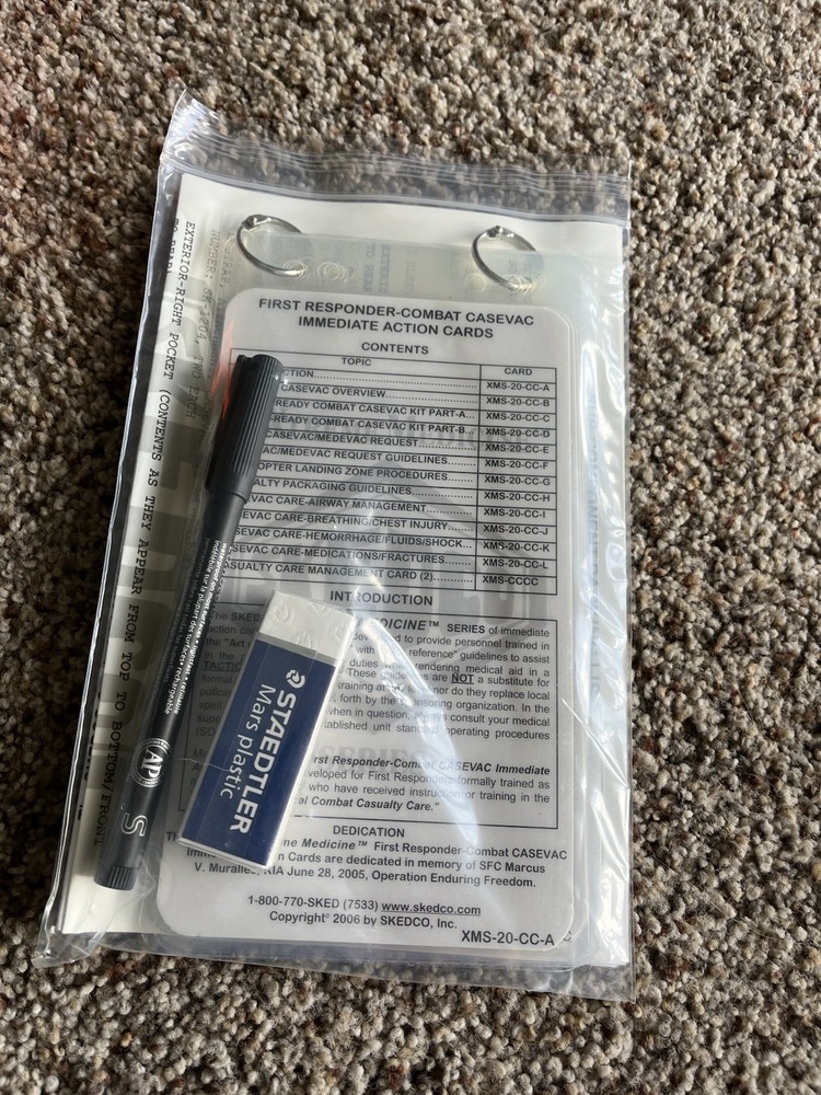 New SKEDCO COMBAT CASEVAC KIT SOF MOBILITY SK-1200 Backpack