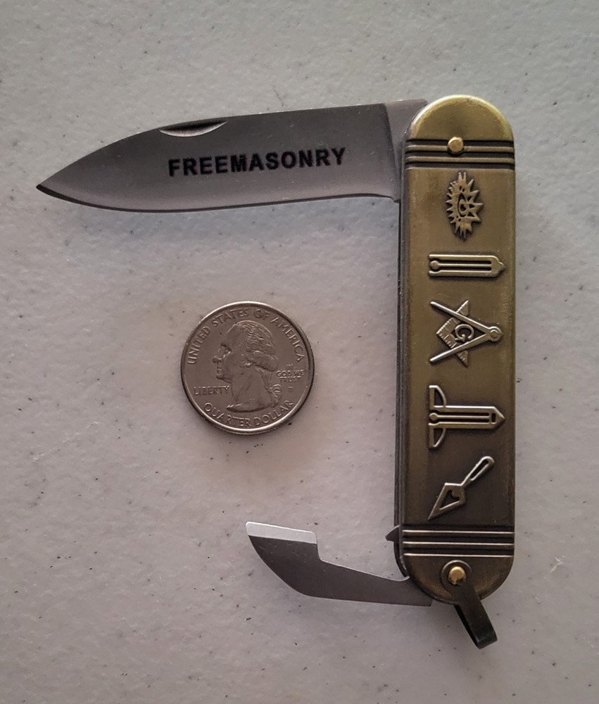 Masonic Knife  KN1649 Mason  Working Tools