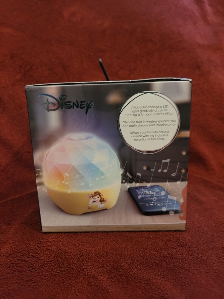 Disney Princess Aroma Diffuser and Wireless Bluetooth Speaker