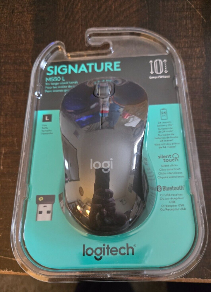 NEW Logitech SIGNATURE M550L Wireless Computer Laptop Mouse - Graphite