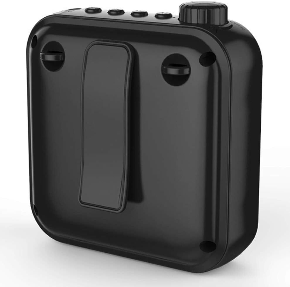 12W Rechargeable Voice Amplifier with Wired Microphone - Portable PA System