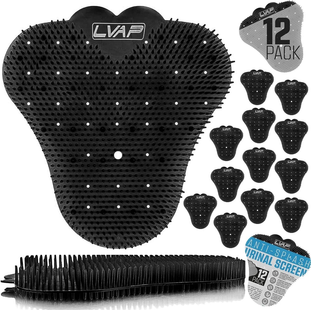 Urinal Screen Deodorizer (12-Pack) - Anti-Splash Urinal Cakes, Toilet Deodorizer