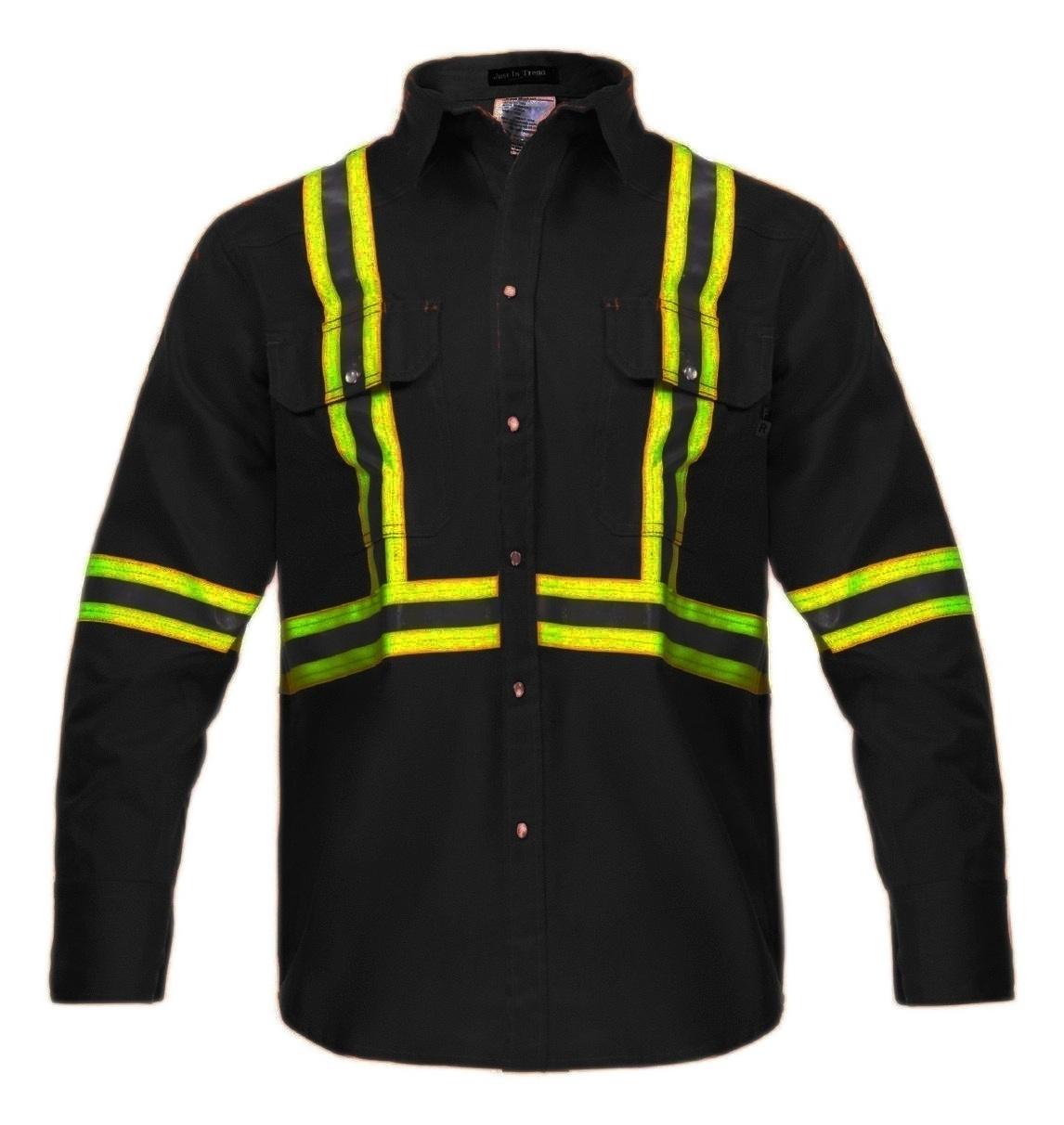 Flame Resistant FR High Visibility Lightweight Work Shirt