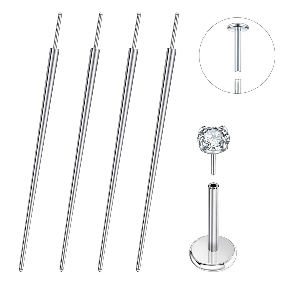 Piercing Taper Mixed 4Pcs Piercing Changing Tools Piercing Taper Insertion To...