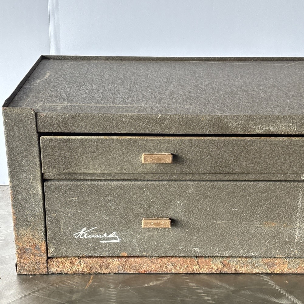 Kennedy Mid Riser Intermediate Middle Tool Chest Box 2 Drawer MC-28 USA READ!