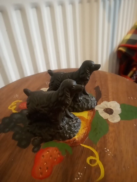 2, Cocker Spaniels In 500, Million Slate, Celtic Casting, Handcrafted