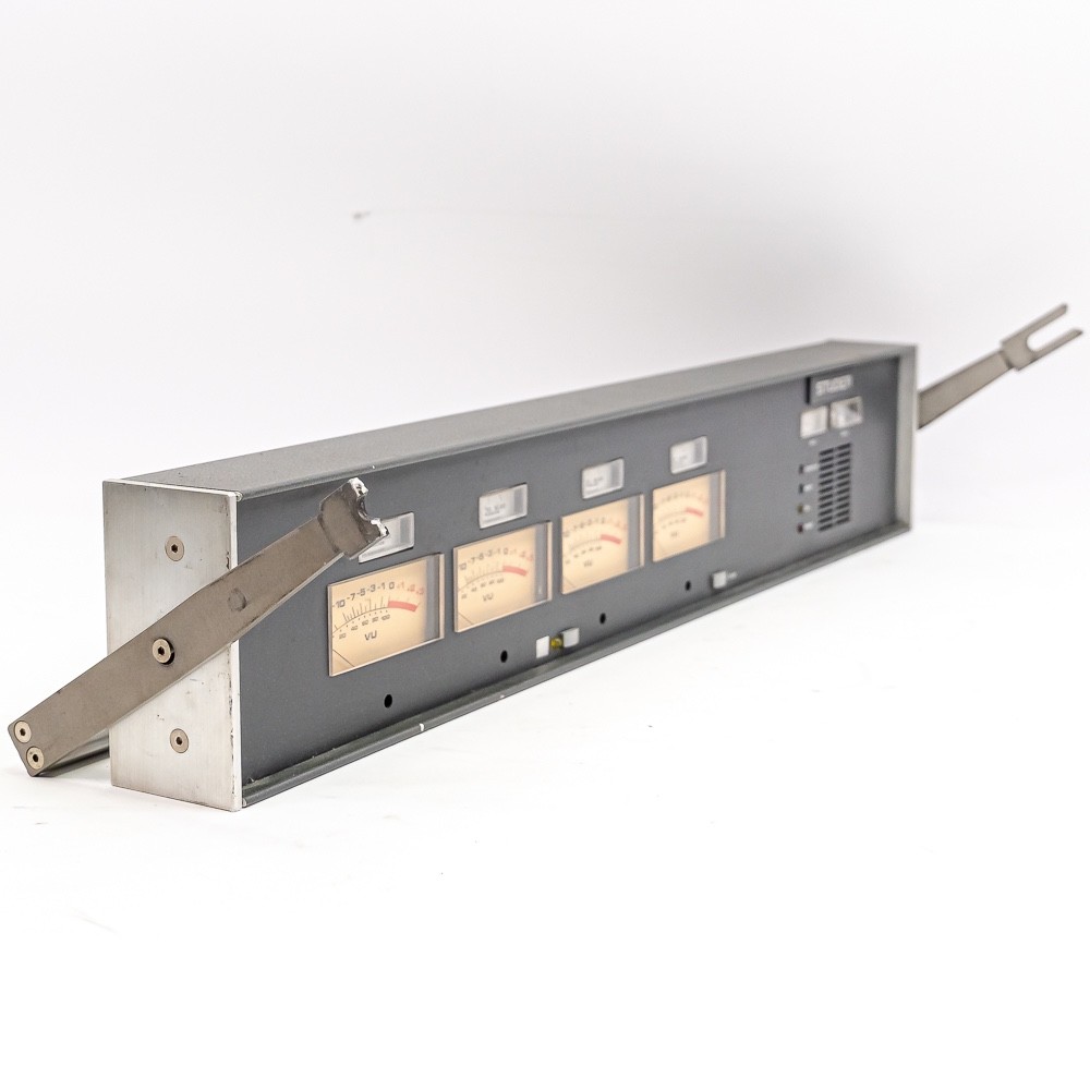 Studer 962 4-Channel VU Meter Bridge Working Original Console Meter