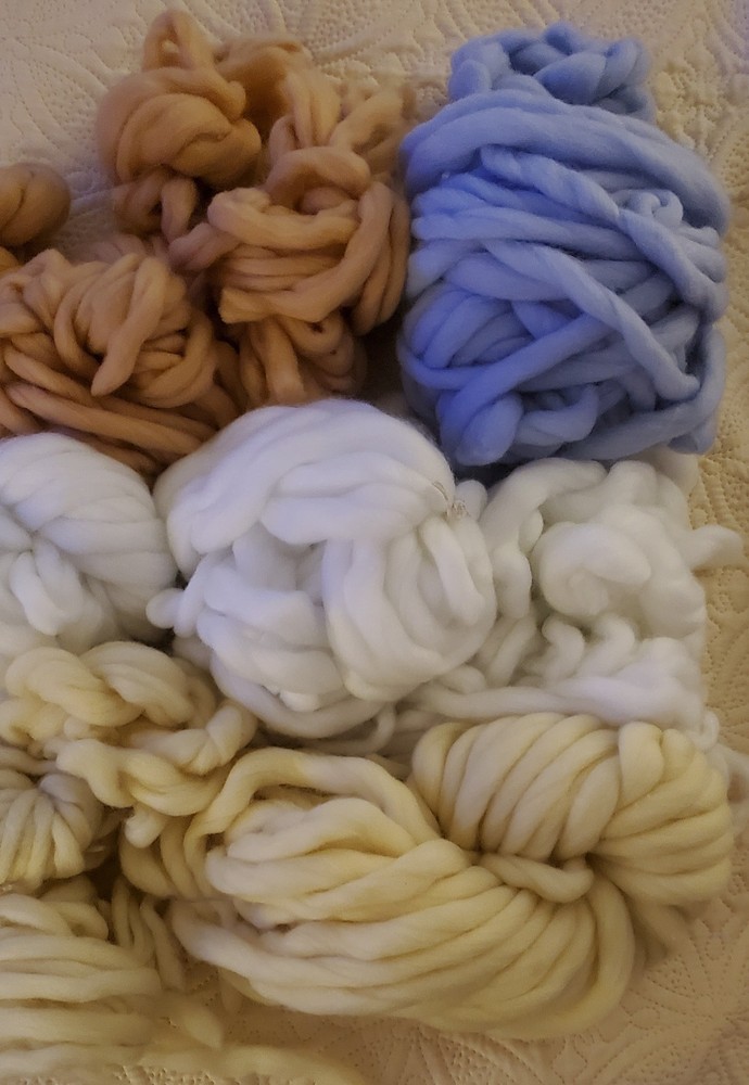Wool Supply DeStash! 2 lbs 3 Oz