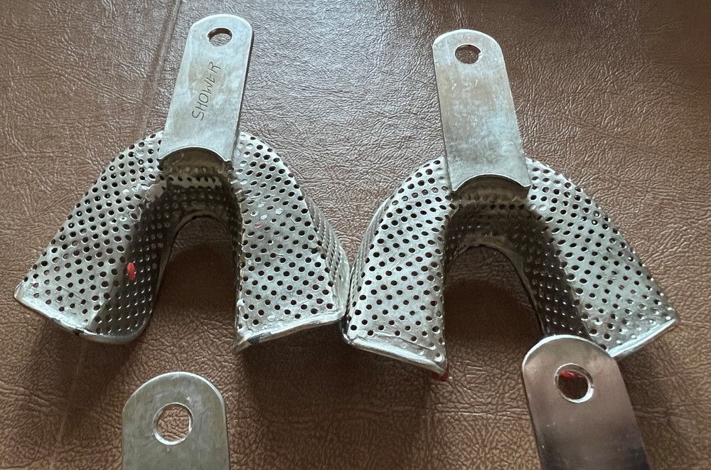 Used COE Metal Impression Trays (7 Items Total)