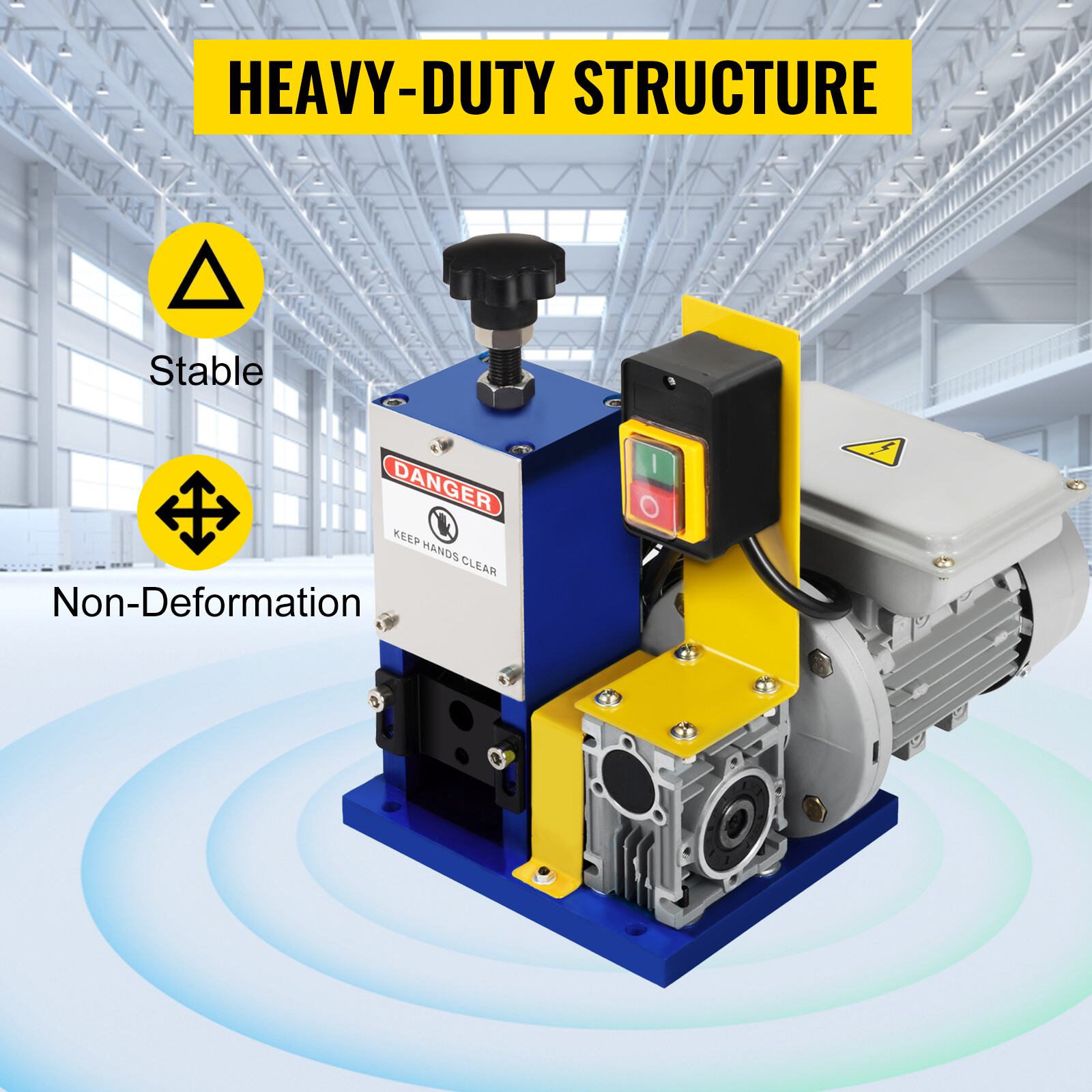 VEVOR Electric Wire Stripping Machine 0.05" - 1" Copper Cable Stripper 1.5-25mm