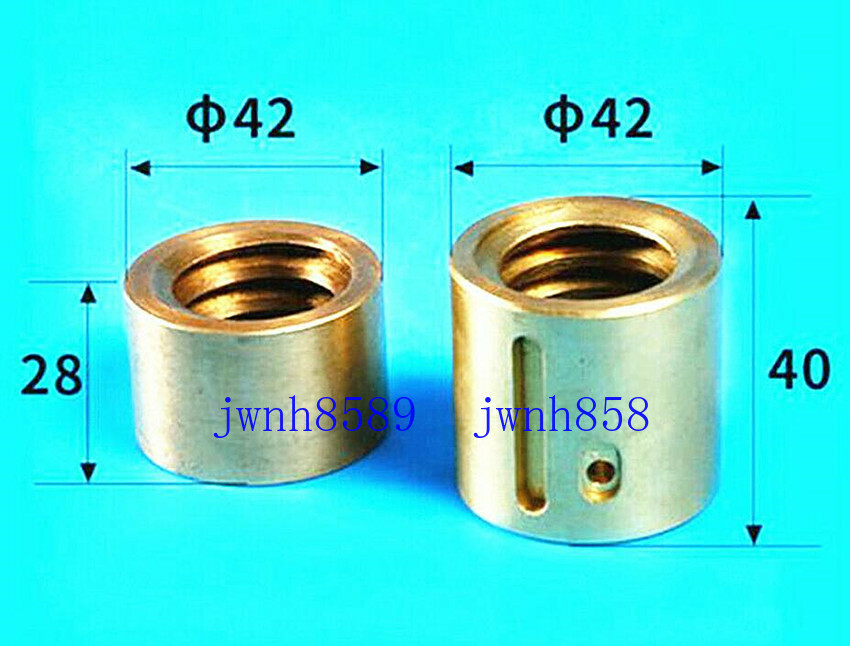 2Pcs Milling Machine Part Landscape Screw Nut Y Axis Mobile Copper Nut CNC Mill