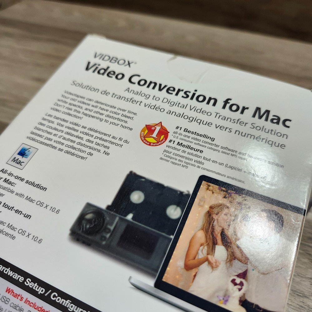 Honestech Vidbox For Mac Analog to Digital Video Conversion Solution Sealed