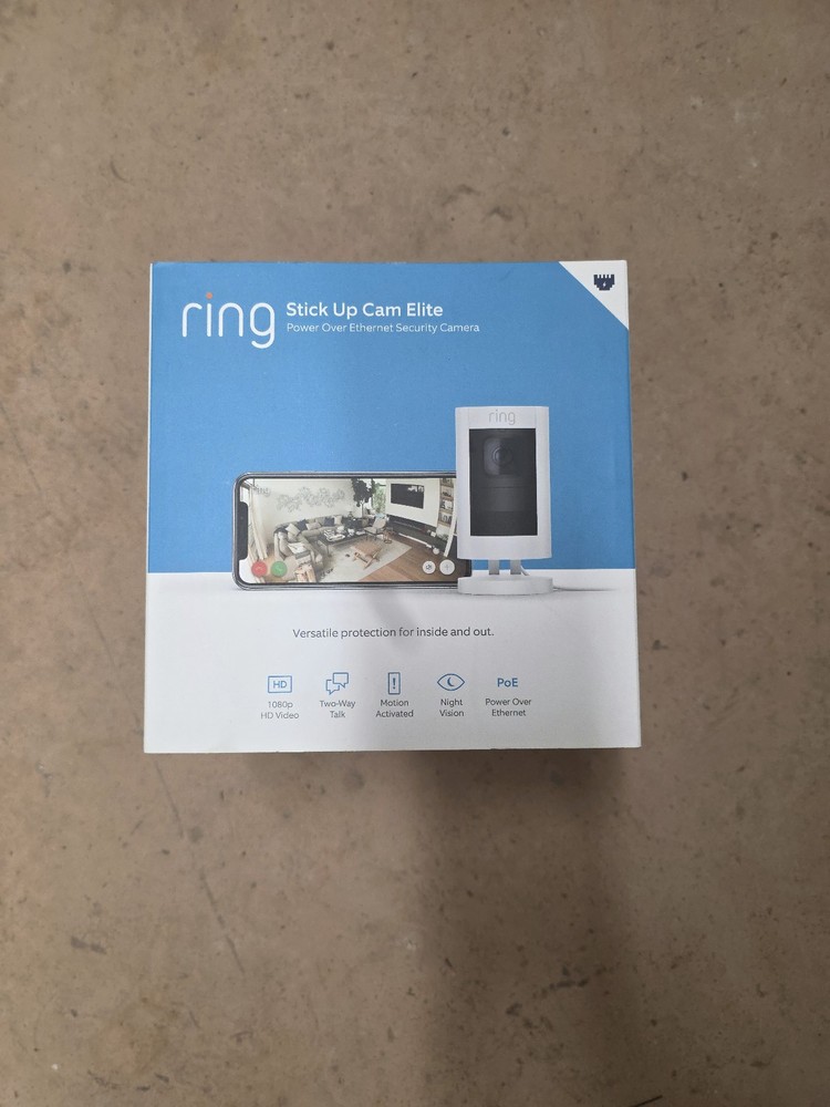 Ring Stick Up Cam Elite White