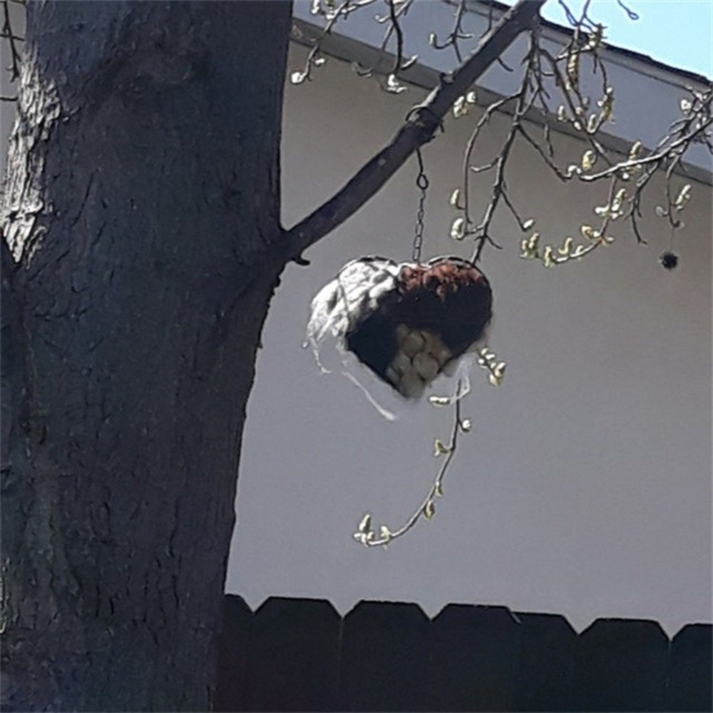 Heart Shape Alpaca Fiber Bird Nesting Heart Outside Gifts