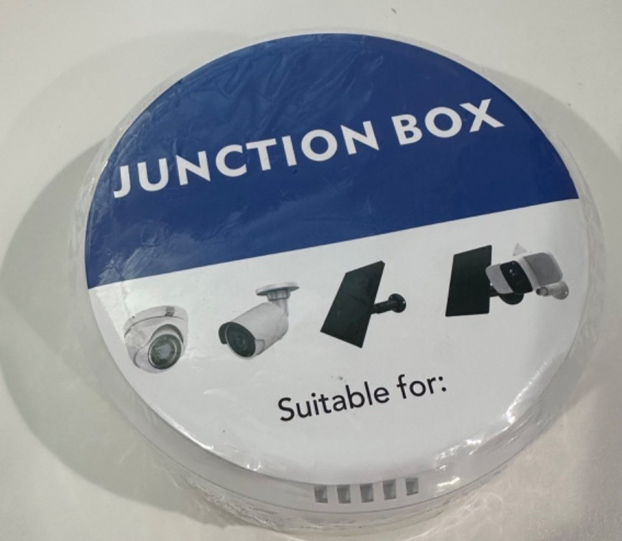 Universal Dome Camera Mounting Junction Box Plastic 2 pack