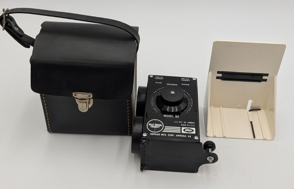 1960'S HOPPY MODEL G2 SPLIT IMAGE TRANSIT CALIBRATION SYSTEM  HOPKINS