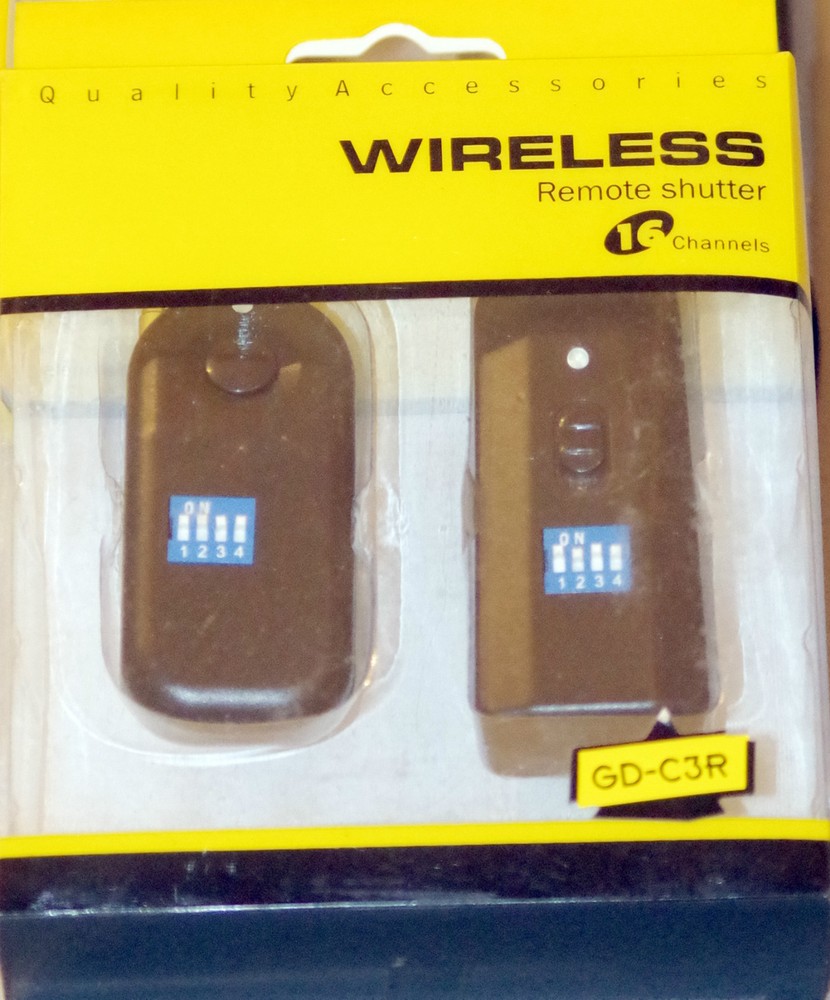 (PRL) RADIOCOMANDO WIRELESS REMOTE SHUTTER TELECOMANDO 16 CH CANON EOS D MARK