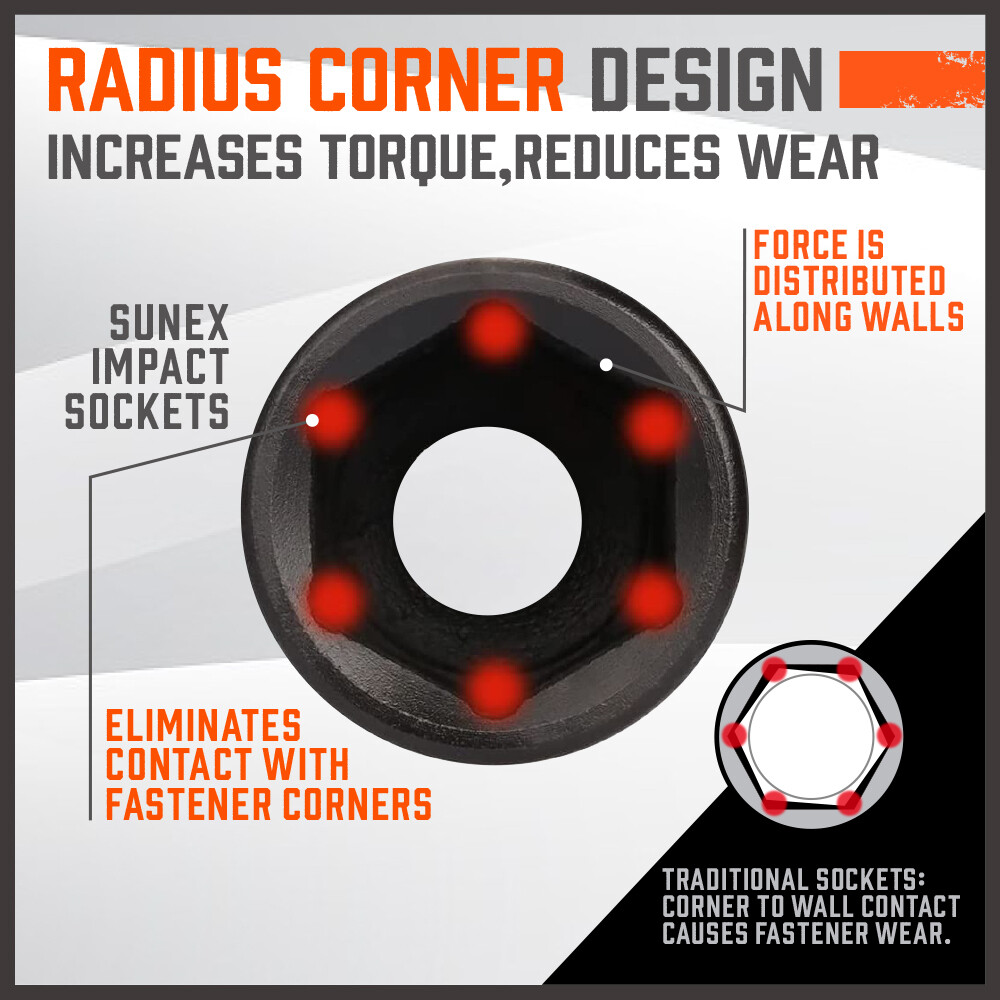 56Pcs 1/4" Drive Impact Deep Socket Set Extension Bar Universal Joint SAE Metric
