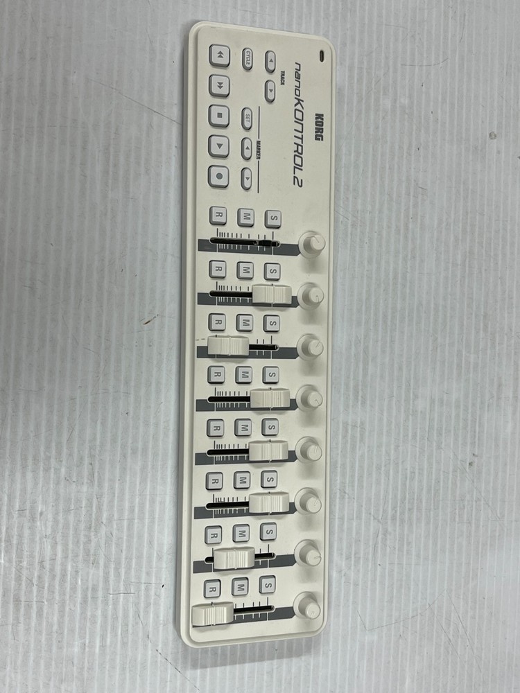 genuine Korg Nano Kontrol 2 USB MIDI Controller white