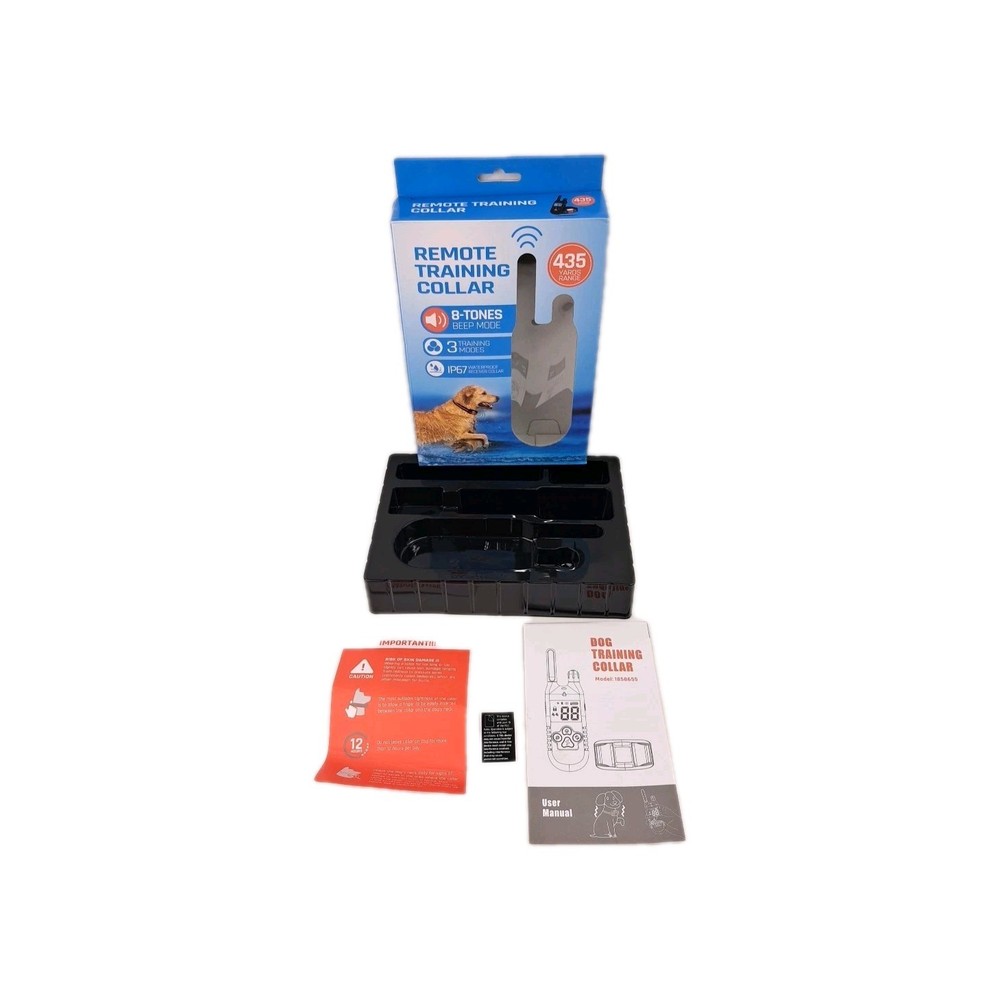 Remote Dog Training Collar With Handheld Remote 435 Yard Range Waterproof Beep