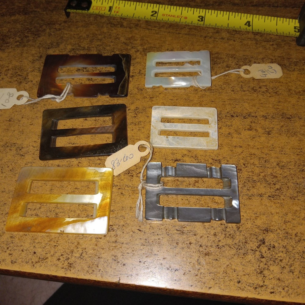 Bakelite Clothes Buckles Vintage