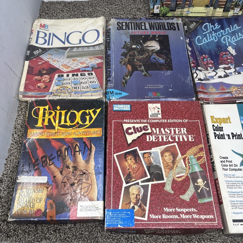 IBM PC Tandy 1000 Windows 95 Ms DOS Game Lot UNTESTED READ