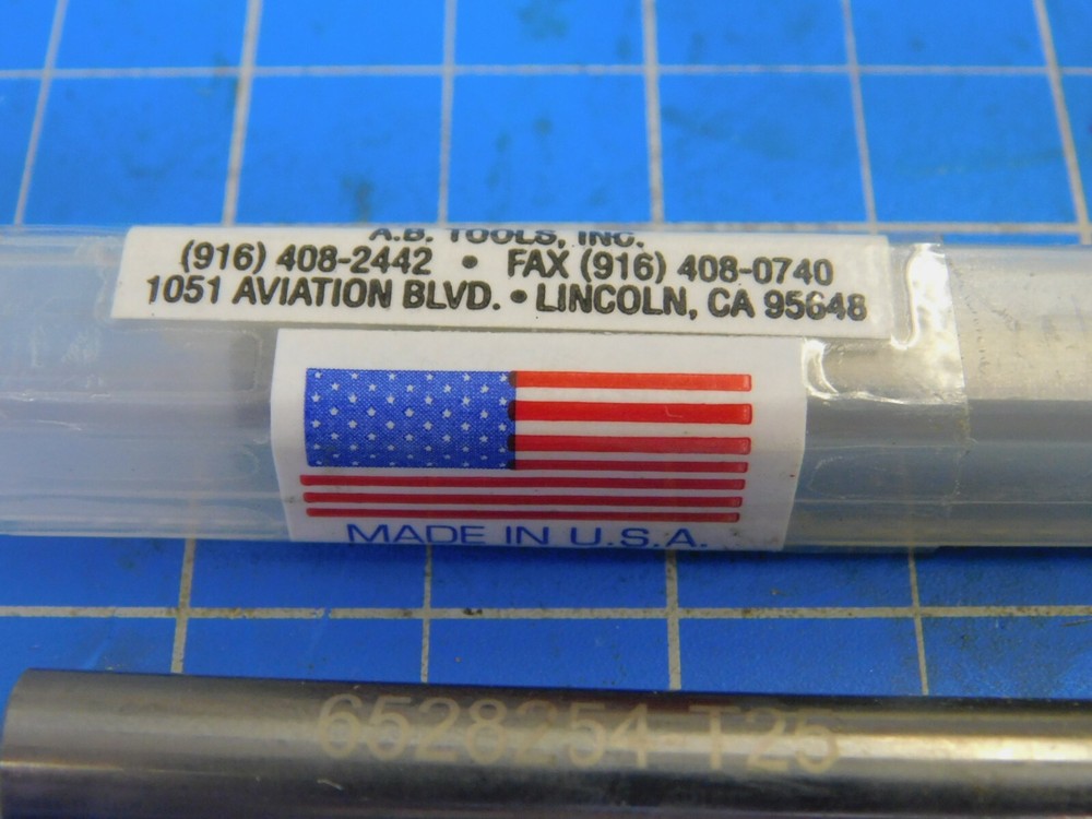 A.B. Tools Solid Carbide Key Seat Cutter .275" x .055" x .375"