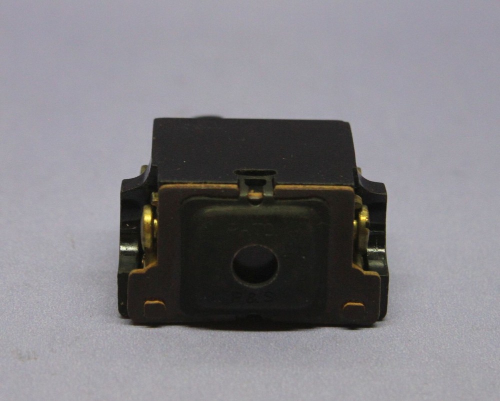 💡 Vintage Black Double-Pole DPST Toggle Switch Despard Interchangeable, P &S