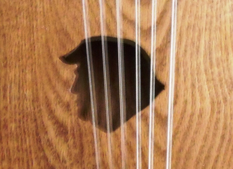 Unique 6 String LIAR Lyre White Oak & Red Oak NR!