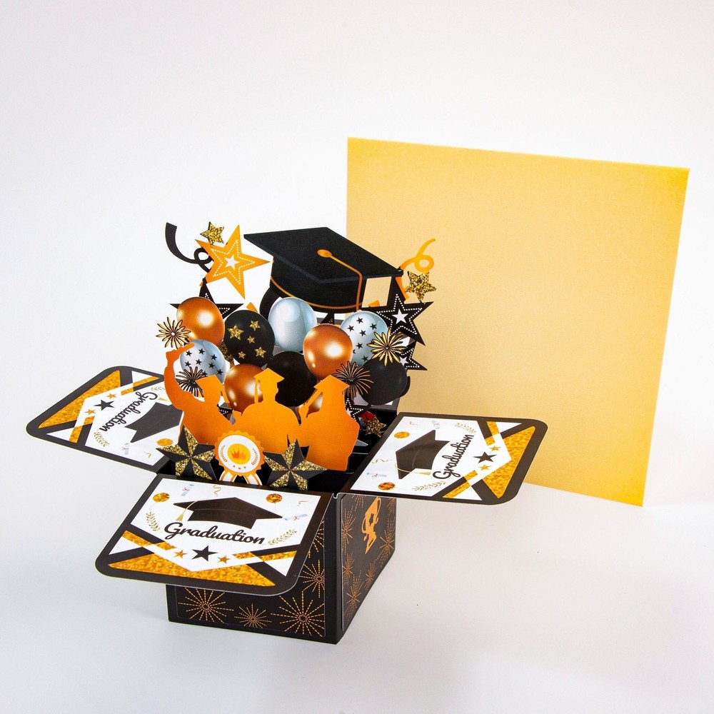 Graduation Celebration - Pop Up Graduation Card with Envelope