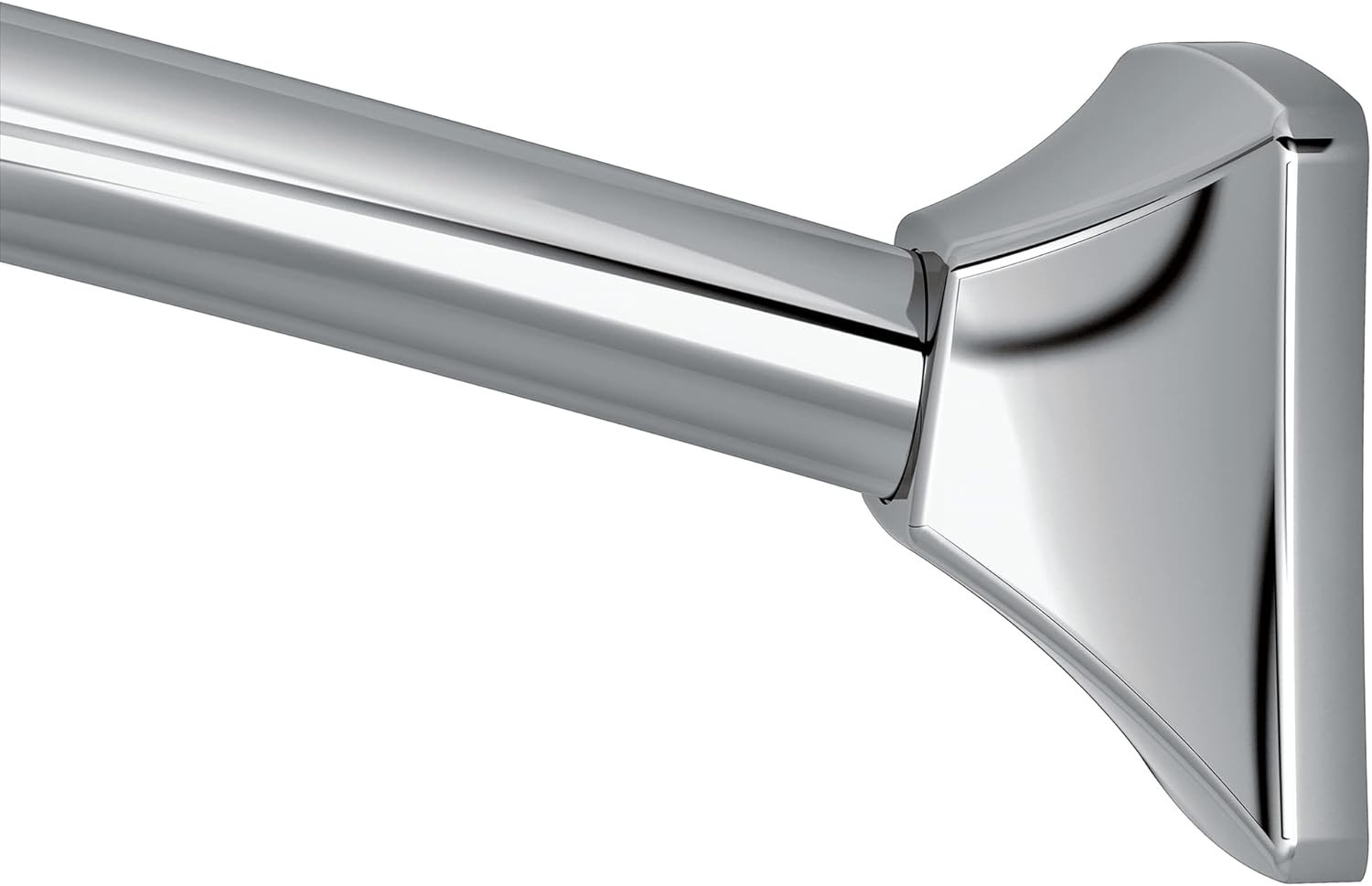 Moen CSR2164CH 60" -72" Wall Mount Adjustable Curved Shower Rod in Chrome