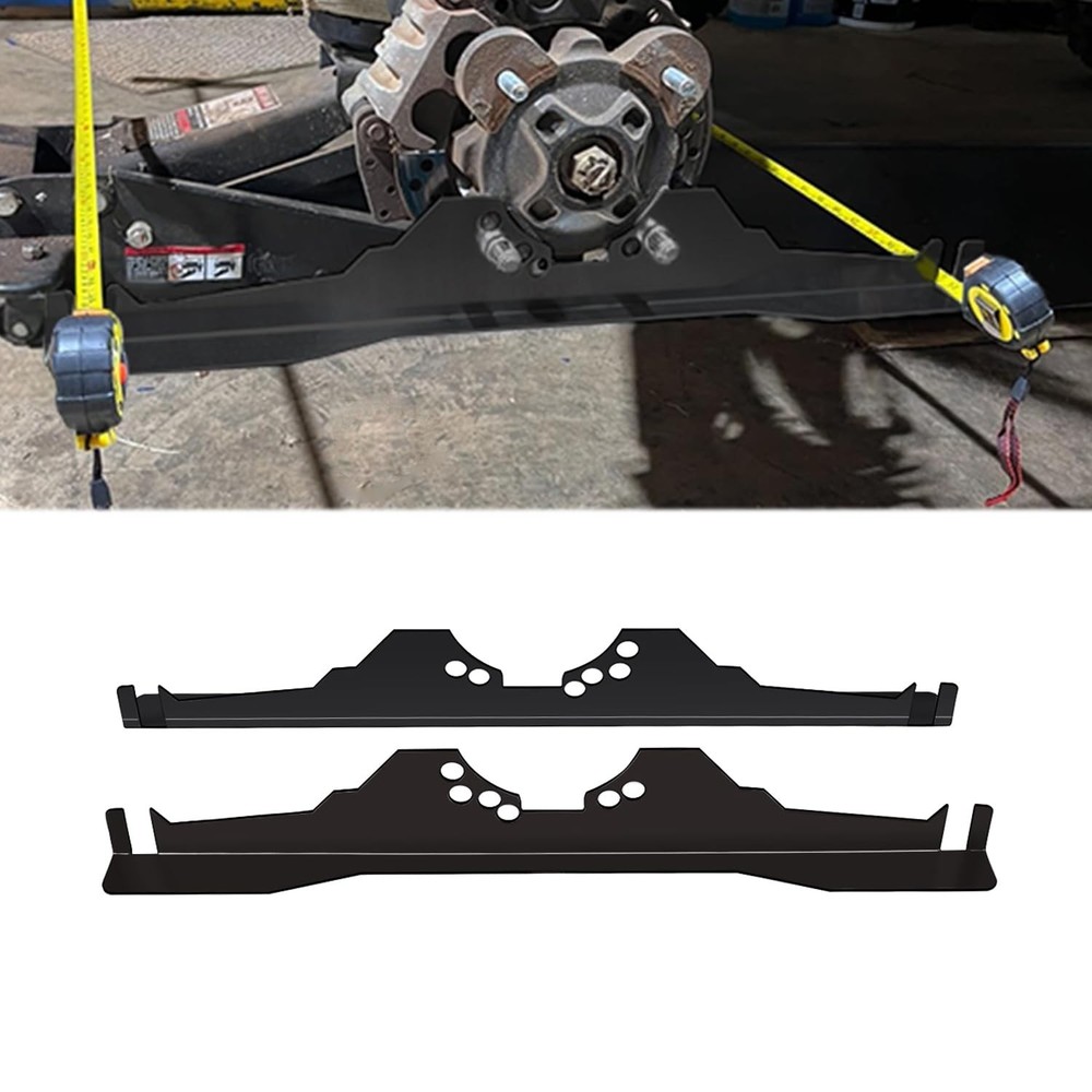 2Pcs Stainless Steel Toe Alignment Tool Plates for UTVs - Accurate Angle Gauge