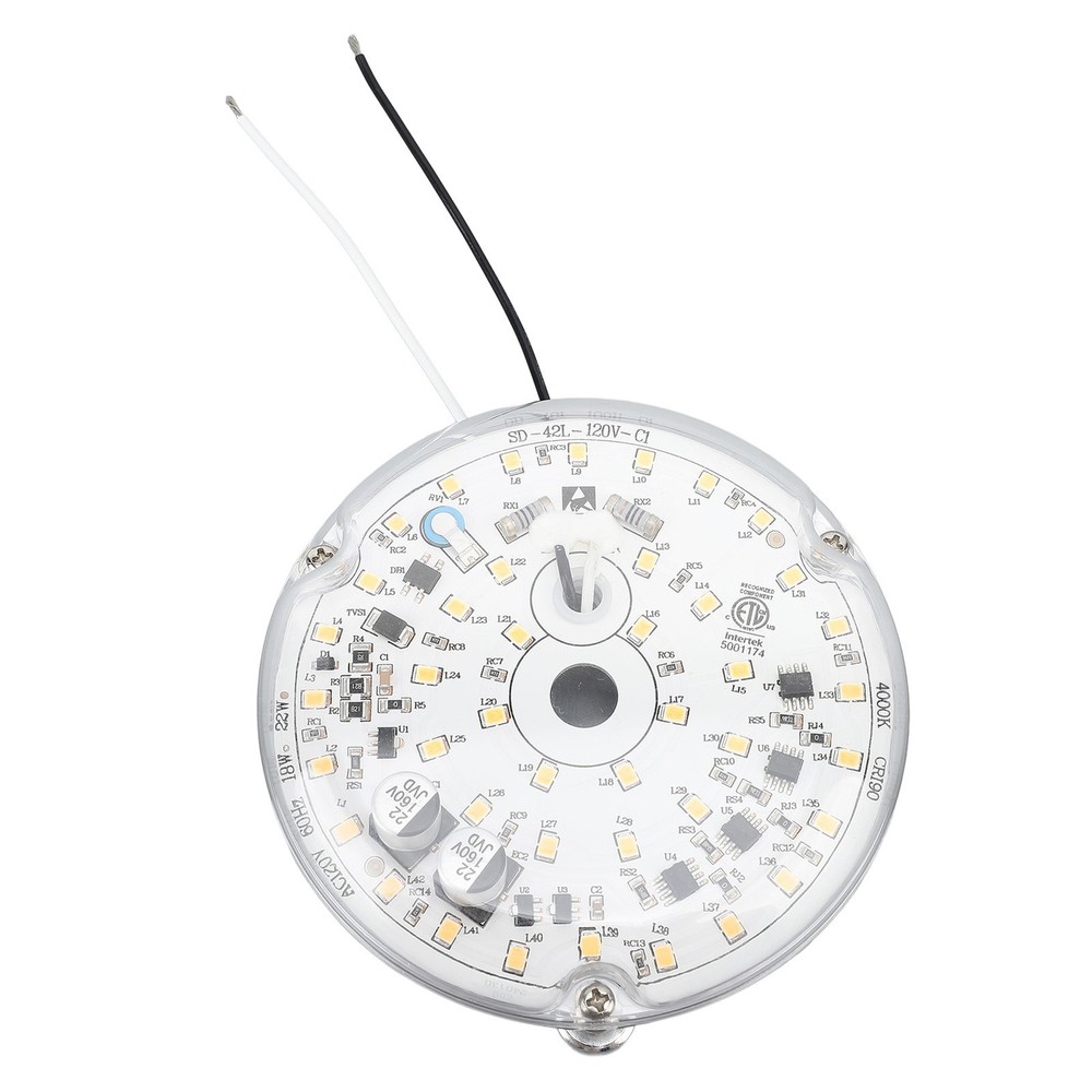 3.93in Ceiling Fan LED Light Replacement Professional Dimmable 18W AC120V
