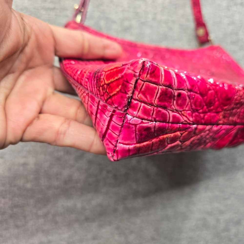 BRAHMIN ANYTIME EMBOSSED MINI SHOULDER BAG