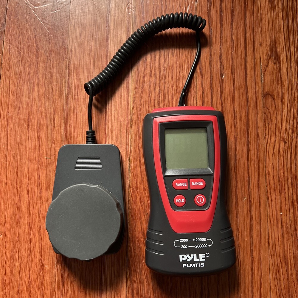 Pyle PLMT15 Handheld Lux Light Meter Photometer